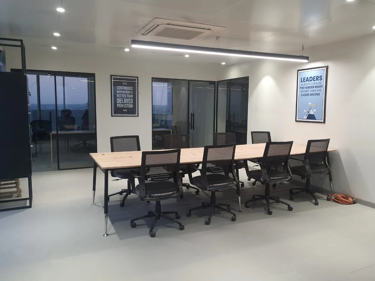 Conference room at the Lokmat Bhavan centre