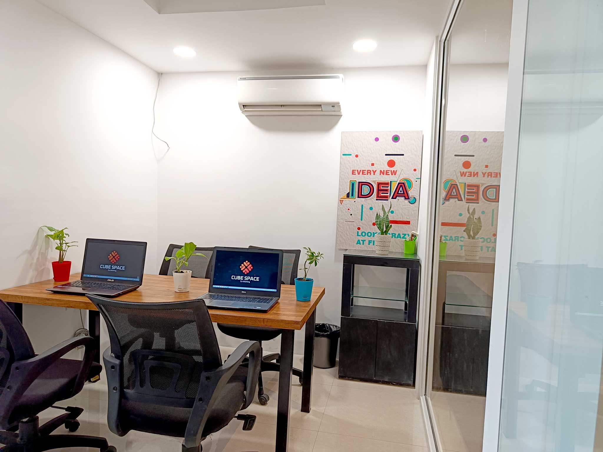 Director's cabin at Cube Space